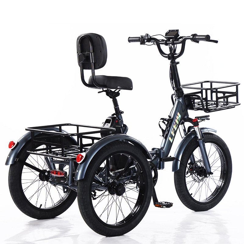 Electric bicycles and three wheeled electric bicycles are convenient shopping carts for grocery shopping, foldable for easy storage, and the preferred choice for long endurance and comfortable living | FREE SHIPPING
