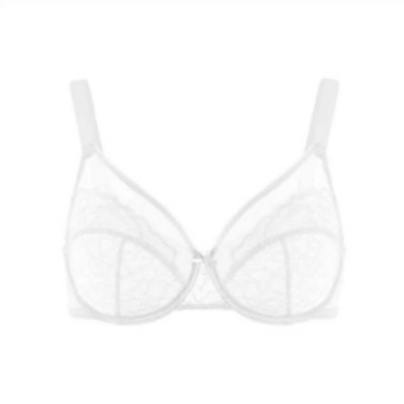 Floral Lace Plus Size Underwire Unlined Unpadded Minimizer Full Coverage Bra Women's Wear Comfortable Breathable Mesh Cup | FREE SHIPPING