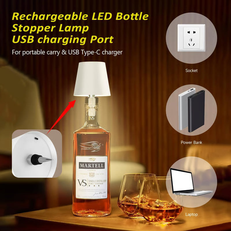 🔥49% OFF🔥 🍷 Wine Bottle Lights – Creative LED Night Lamp for Home & Gifts