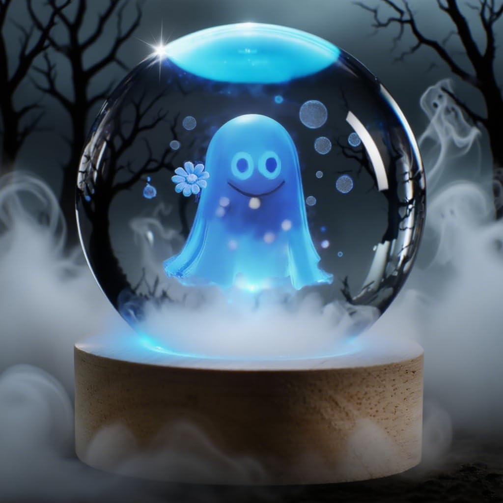 👻 Halloween Ghost Crystal Night Light – Spooky & Cute Decor | 50% OFF, FREE SHIPPING, BUY MORE SAVE MORE
