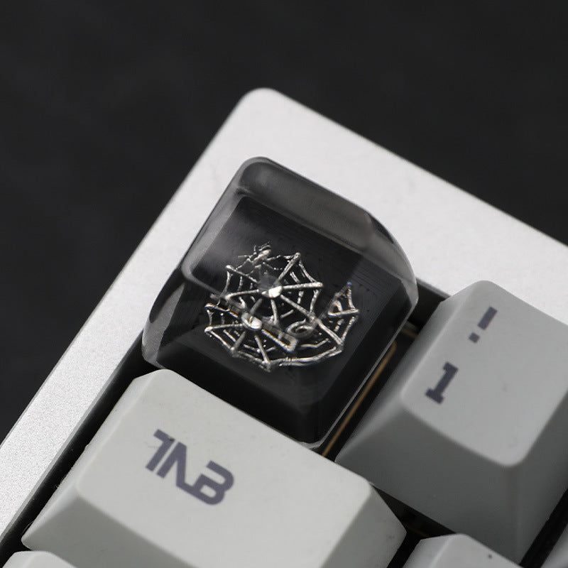 Artisan Skull Resin Keycap – Handmade SA Profile 1U for MX Switch Mechanical Keyboards | 33% OFF, FREE SHIPPING