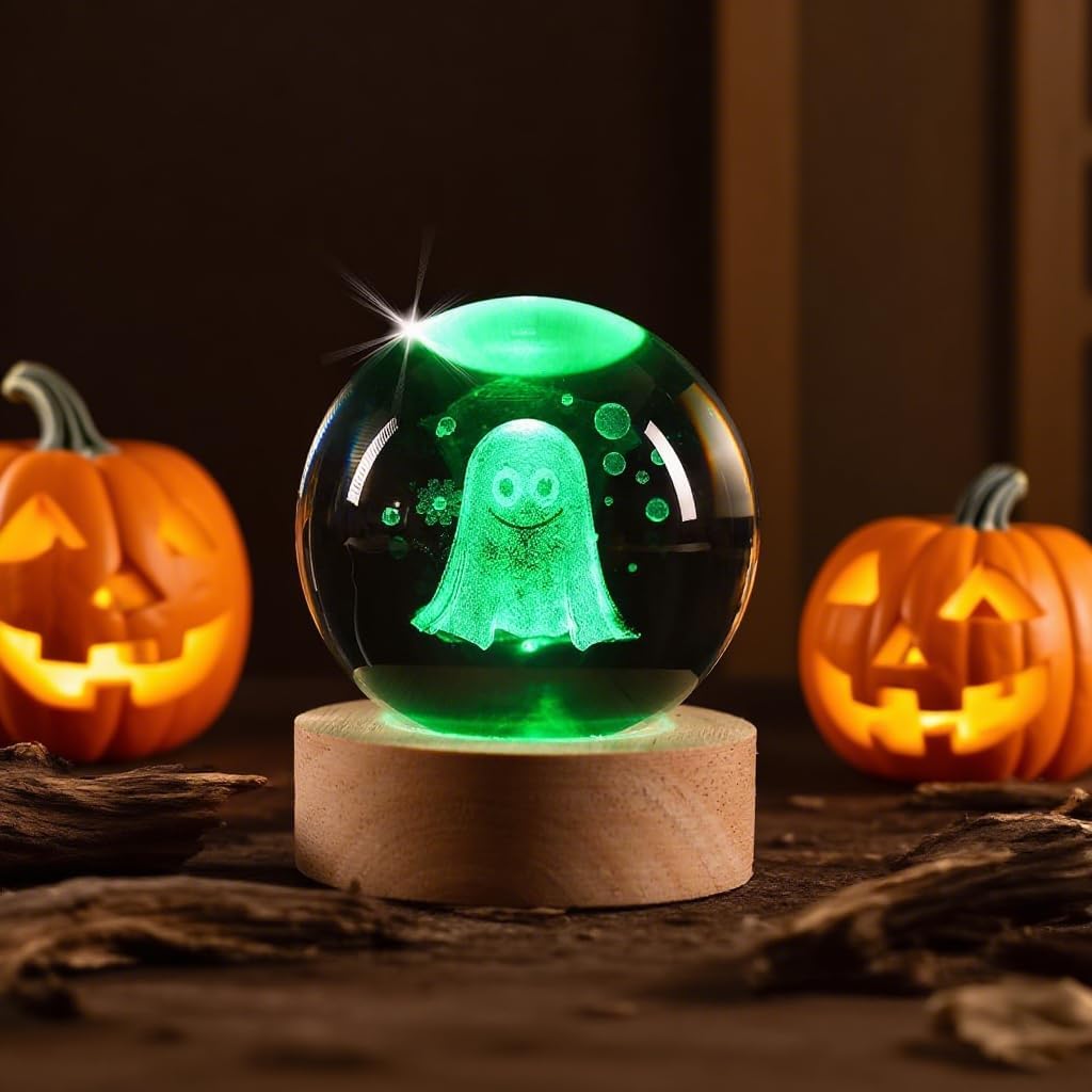 👻 Halloween Ghost Crystal Night Light – Spooky & Cute Decor | 50% OFF, FREE SHIPPING, BUY MORE SAVE MORE