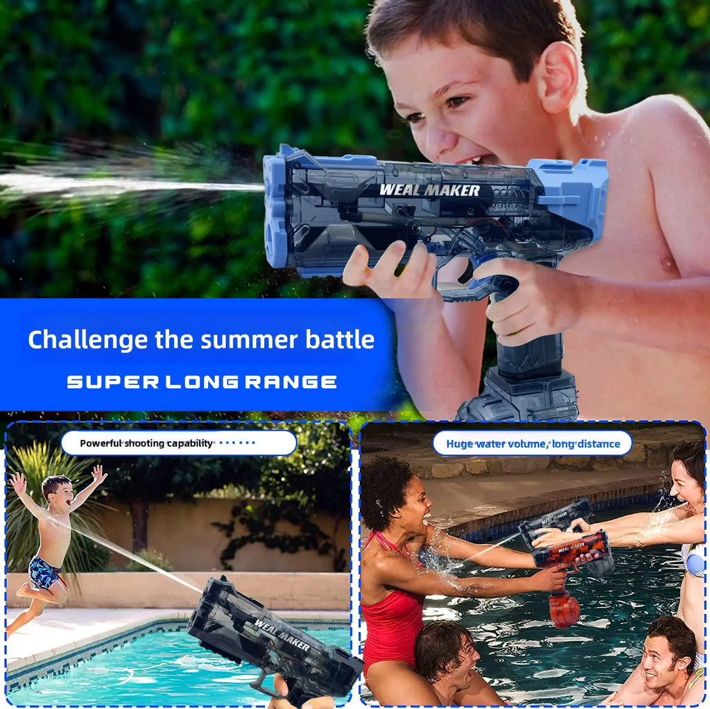 Electric Water Blaster – High-Capacity, Auto-Firing Soaker Toy