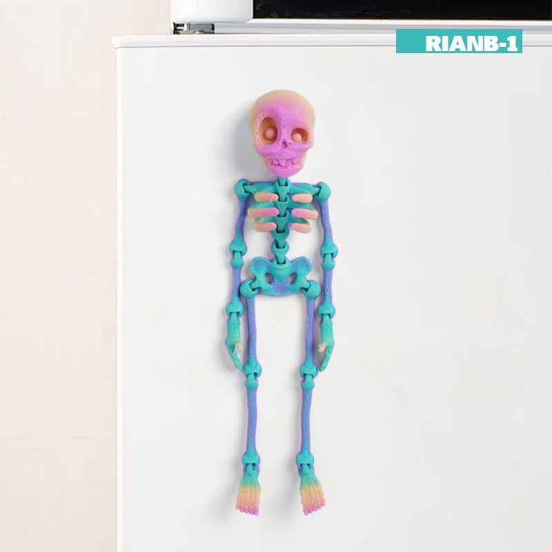🎃 Skeleton Fridge Magnets – Poseable Halloween Decoration | 50% OFF, FREE SHIPPING