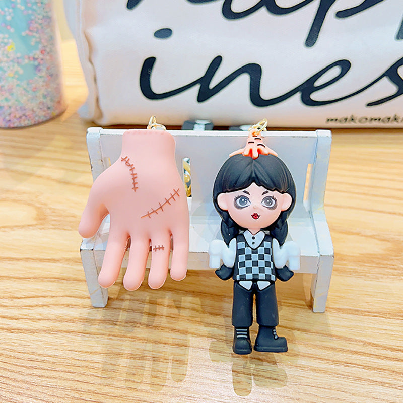 🖤 Wednesday Addams Keychain – Spooky Cute Collectible Charm | 35% OFF, FREE SHIPPING
