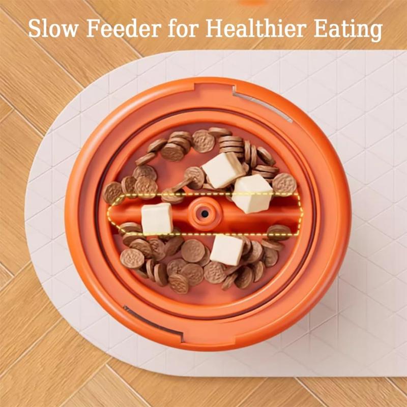 Yellow Duck Pet Food Dispenser,Interactive Toy For Cats And Dogs,Automatic Feeder
