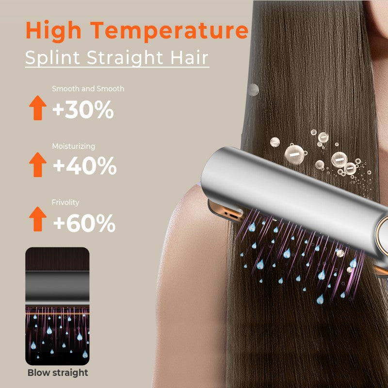 Hair Straightener,2 in 1 Wet to Dry Hair Dryer and Straightener | Waving,Curling & Styling,Flat Iron Hair Ceramic Flat Iron with LCD Display | FREE SHIPPING