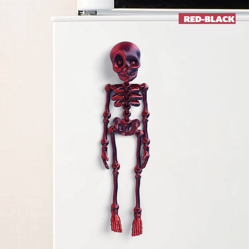 🎃 Skeleton Fridge Magnets – Poseable Halloween Decoration | 50% OFF, FREE SHIPPING