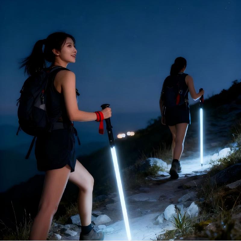 Light-Up Trekking Pole Professional Night Hiking Gear Hiking Gear for Outdoor Adventures | FREE SHIPPING