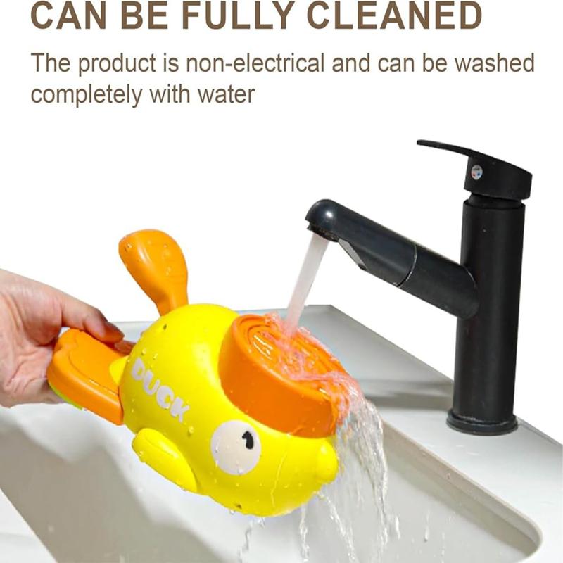Yellow Duck Pet Food Dispenser,Interactive Toy For Cats And Dogs,Automatic Feeder