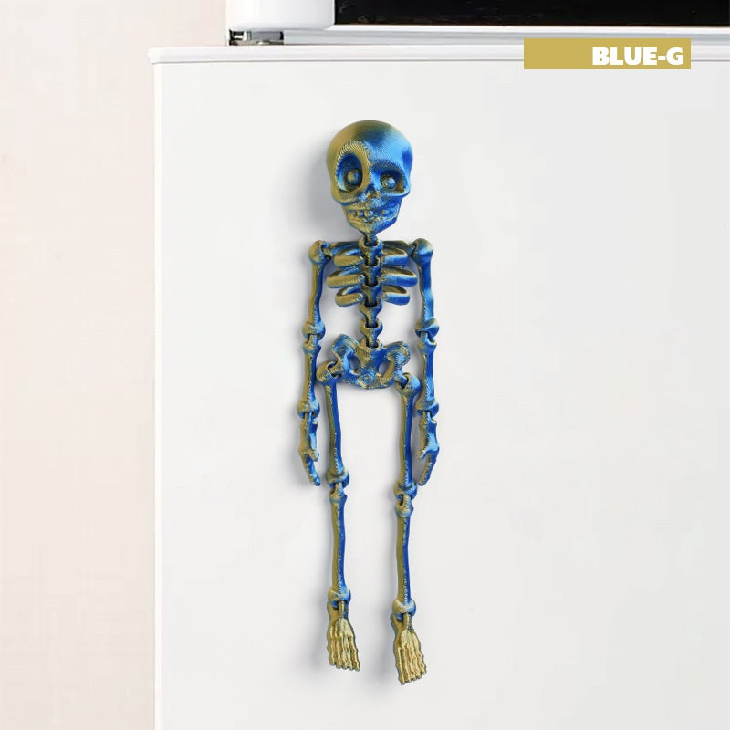 🎃 Skeleton Fridge Magnets – Poseable Halloween Decoration | 50% OFF, FREE SHIPPING