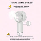 Handheld Misting Fan Portable Mini Small Fan Cooling Fan