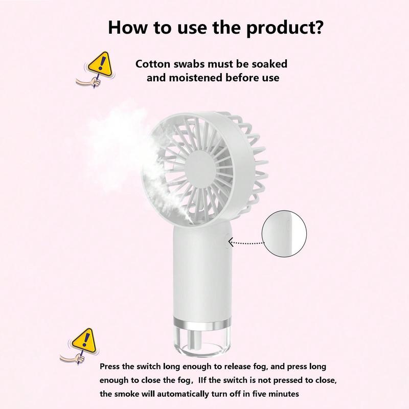 Handheld Misting Fan Portable Mini Small Fan Cooling Fan