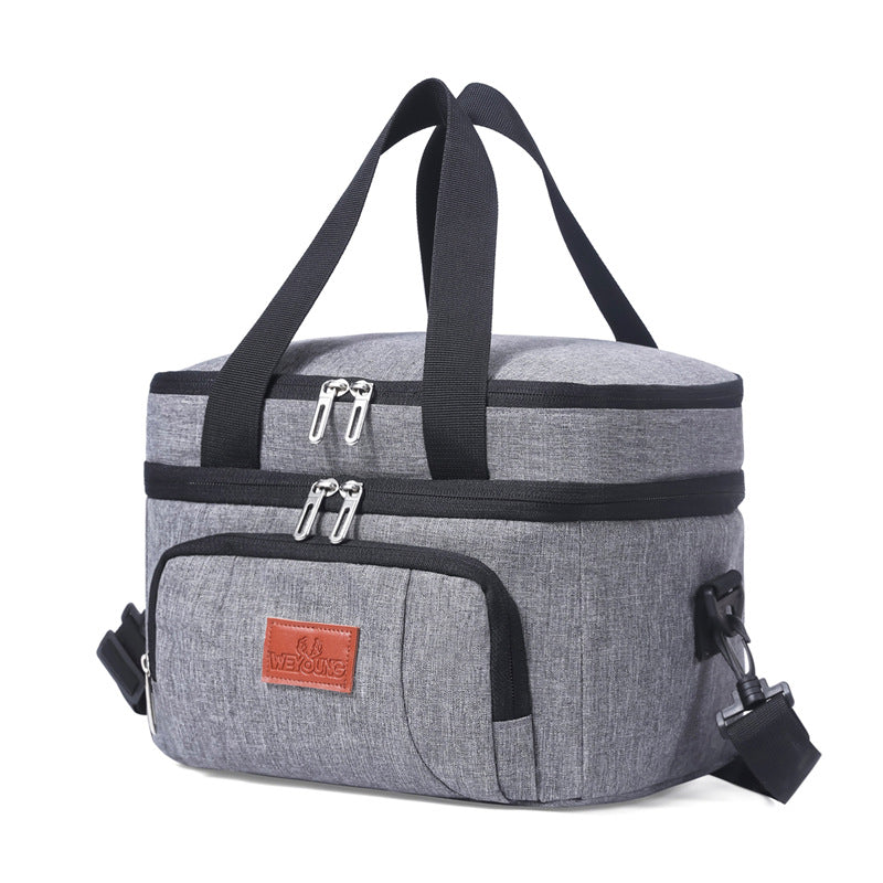 25L Insulated Lunch Cooler Bag with Shoulder Strap - Reusable Leak-Proof Tote for Camping & Travel | 40% OFF, FREE SHIPPING