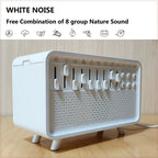 White Noise Bluetooth Speaker Simulated Flame Aromatherapy Humidifier | Free Shipping