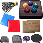 Korean Traditional Game Set – Gonggi, Jebi, Paeng‑y & Ddakji | 35% OFF, FREE SHIPPING