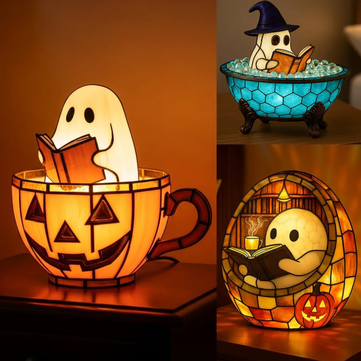 👻 Ghost Bubble Bath Lamp – Spooky Halloween Night Light | 57% OFF, FREE SHIPPING
