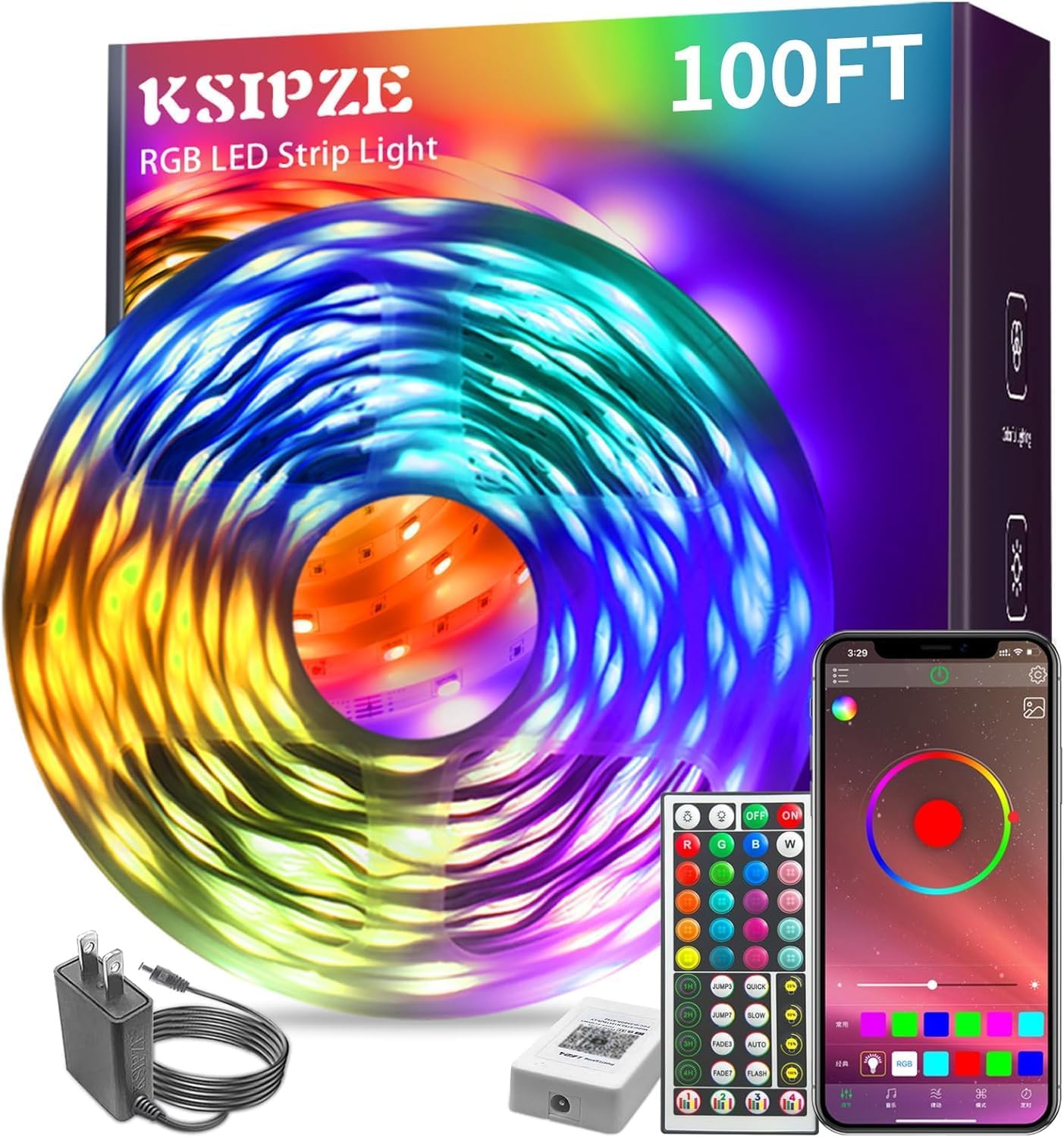 🎃 RGB LED Strip Lights – Music Sync & App Control | 33% OFF, FREE SHIPPING