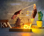 Handmade Epoxy Resin Night Light, Fantasy Table Lamp, LOTR Inspired Gift | 50% OFF, FREE SHIPPING