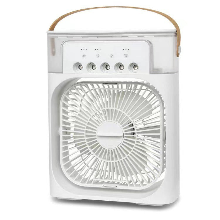 USB Fan, Misting Fan, Mini Evaporative Cooler with LED Light