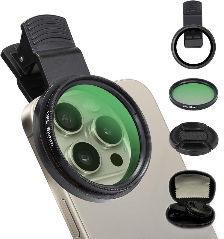 Universal CPL Filter Clip Kit For Cell Phones