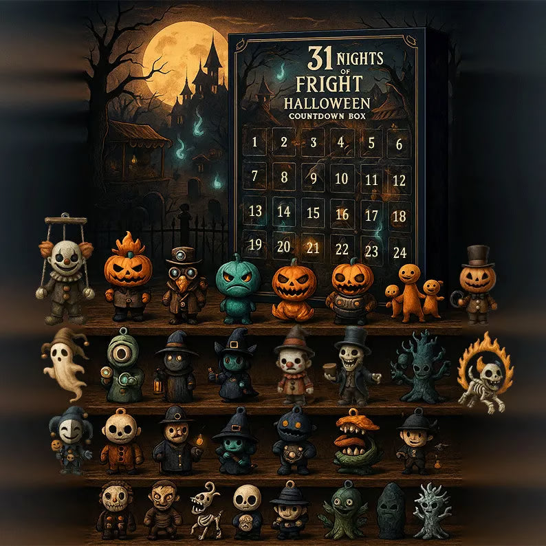 🎃 31 Nights of Fright – Halloween Countdown Box (2025 Edition) | 57% OFF, FREE SHIPPING