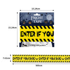 Halloween Decorations,Halloween Caution Tape,Halloween Tape Bundle Creepy Banner Party Decor | FREE SHIPPING