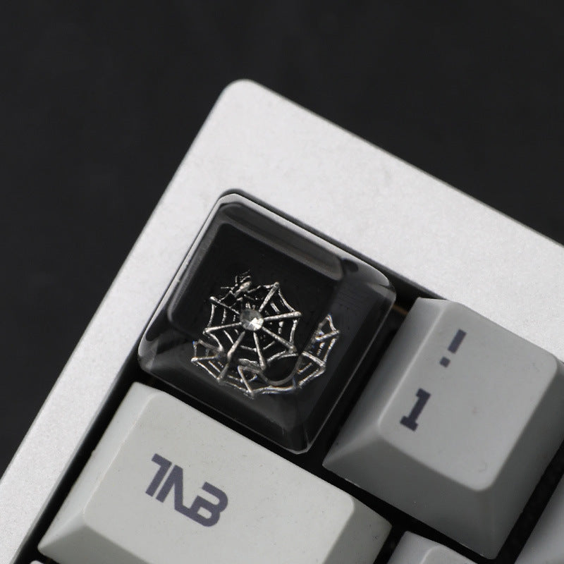 Artisan Skull Resin Keycap – Handmade SA Profile 1U for MX Switch Mechanical Keyboards | 33% OFF, FREE SHIPPING