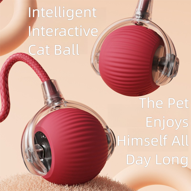 Rolling Smart Pet Ball – Interactive Fun for Cats & Dogs with 3 Play Modes