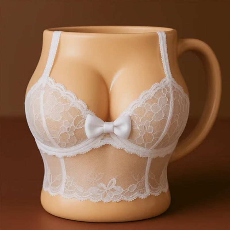 Sip in Style – Sexy Lace Mug Resin Decor ☕💋 | Elegant & Eye-Catching