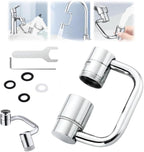 Rotatable Faucet Aerator Extension - for Effortless, All-Angle Control, Rotating Swivel Faucet Aerator Extender, Kitchen Bathroom Sink Faucets Sprayer Attachment with 2 Mode Splash(1PC) | FREE SHIPPING