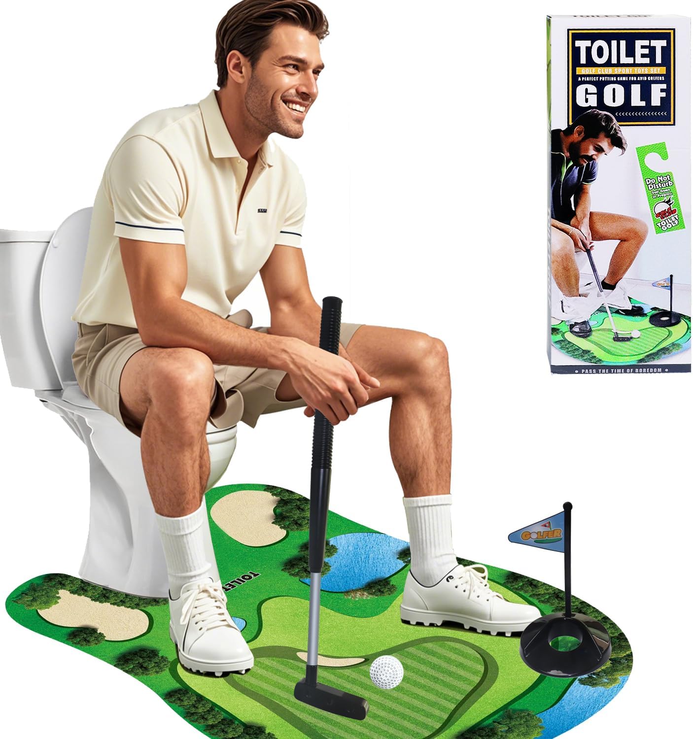 🚽 Toilet Golf Game – Turn Bathroom Breaks into Tee Time Fun! | 50% OFF, Free Shipping - TODAY ONLY