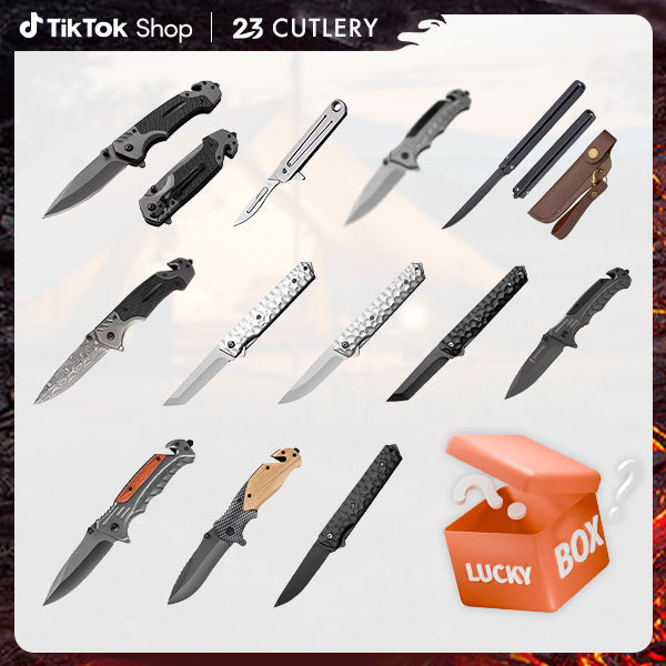 🎁 Mystery Knife Box – Unbox the Unexpected! 🔪✨Black Friday 50% OFF