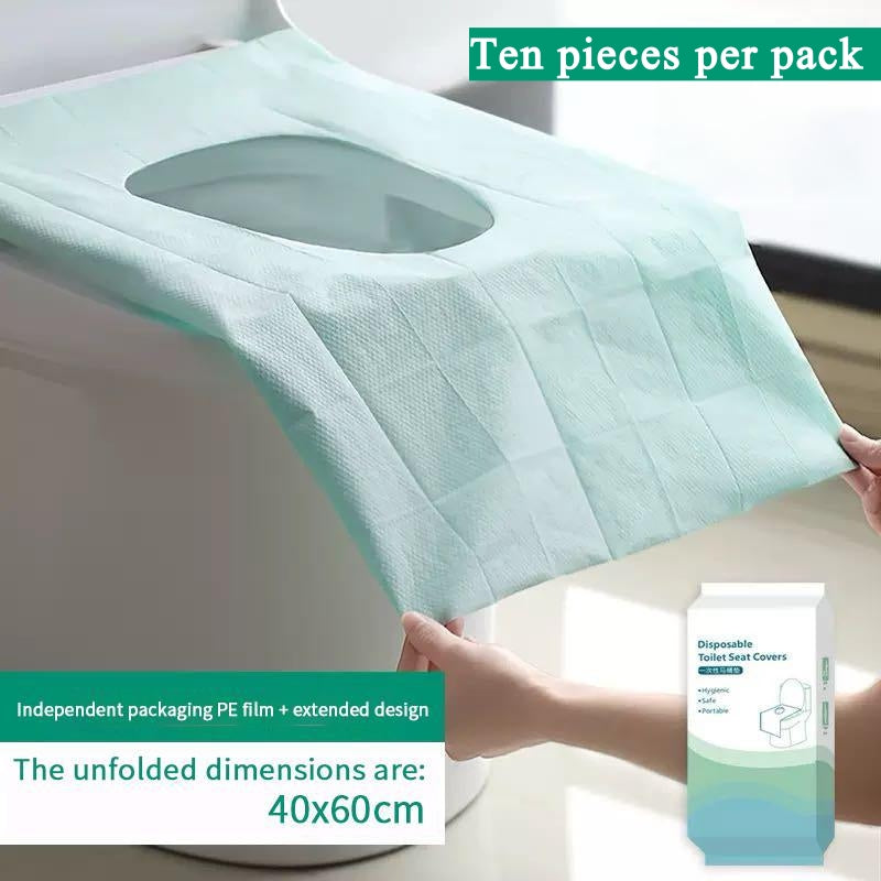 Ten Pieces Per Pack Toilet Seat Covers Disposable | FREE SHIPPING