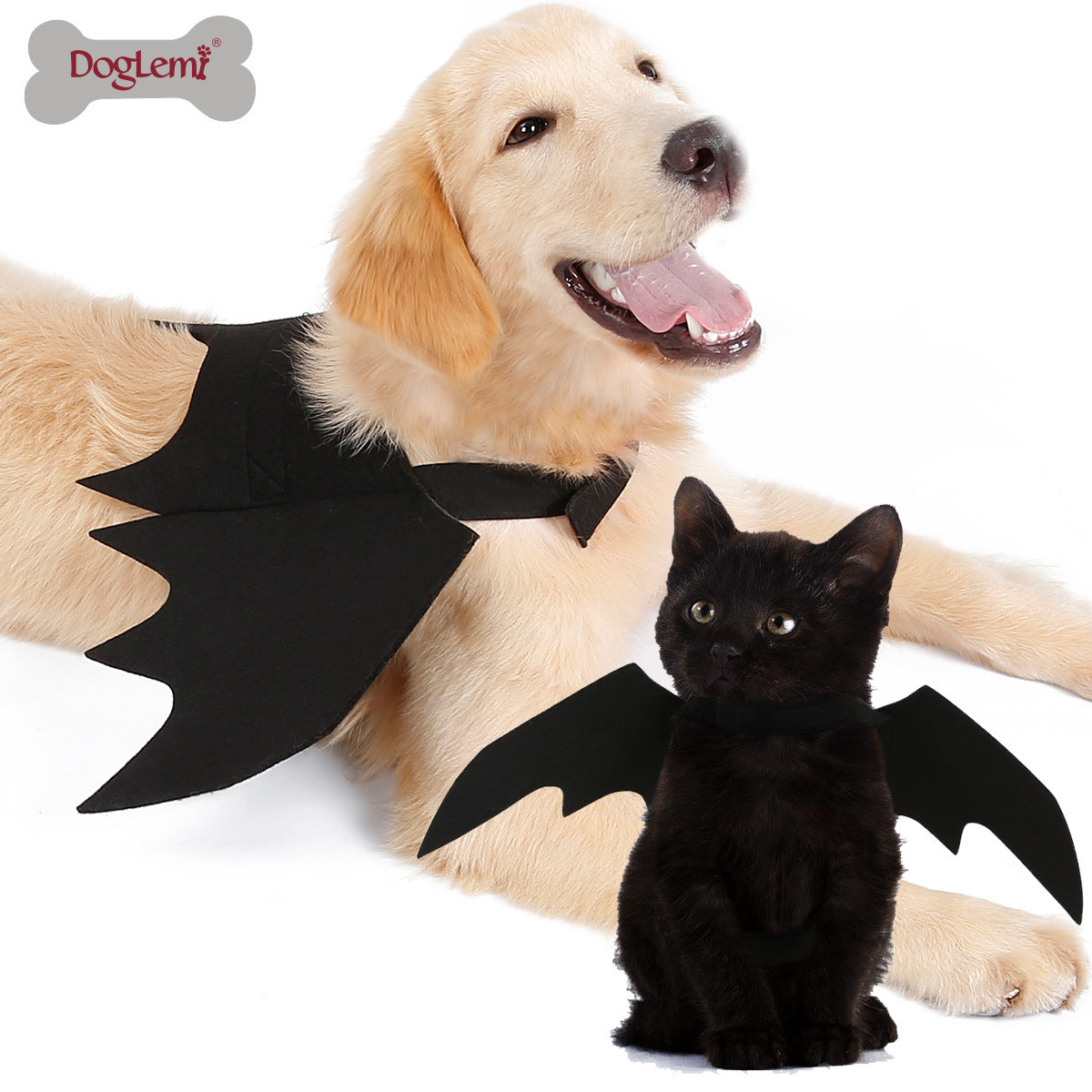 🦇 Pet Bat Wings Costume – Halloween Cat & Puppy Dress-Up Accessory | 33% OFF, FREE SHIPPING