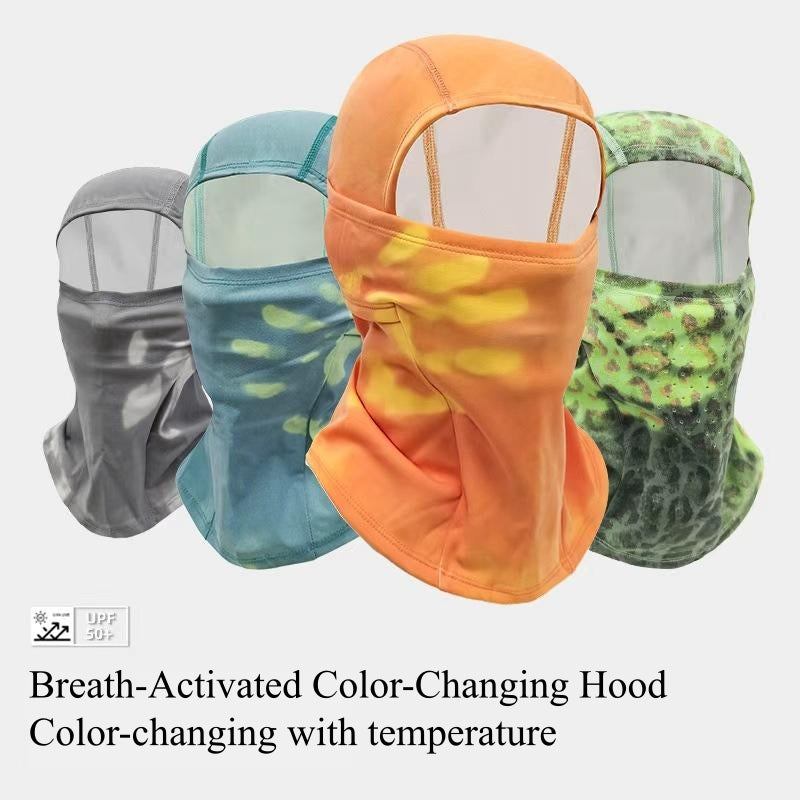 Autumn/Winter Cycling Thermal Face Mask Breathable Color-Changing Hood Ski Fleece-Lined Thickened Windproof Cold-Resistant Thermal Sensitive Face Cover | FREE SHIPPING