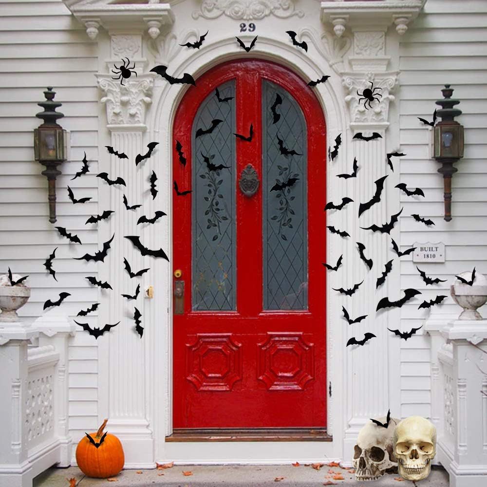 🦇 Halloween 3D Bat Wall Stickers – 120/140PCS Set | 70% OFF, FREE SHIPPING