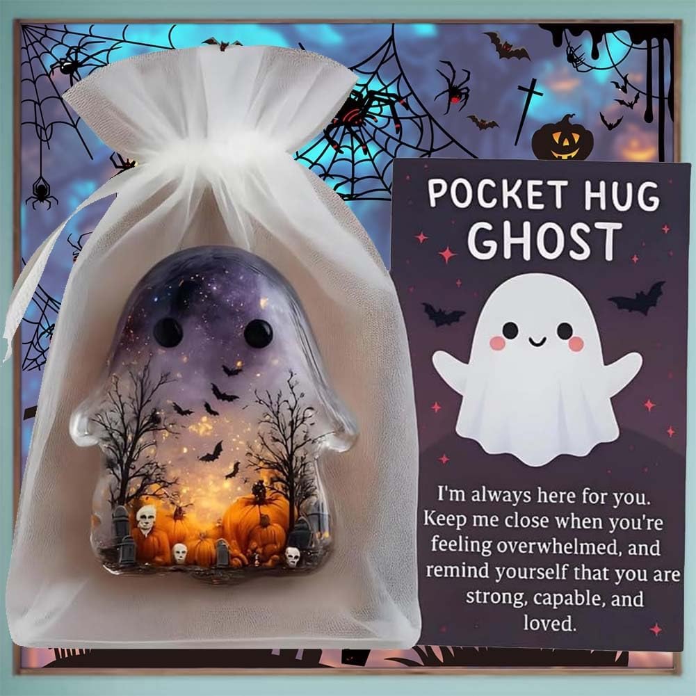 👻 Pocket Hug Ghost with Encouragement Card – Carry Comfort Anywhere | 30% OFF, FREE SHIPPING, BUY 2 GET 1 FREE, BUY 3 GET 2 FREE