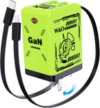 2-in-1 Retractable GaN Fast Charger – Dual Output with Built-in Cable | 56% OFF, FREE SHIPPING - TODAY ONLY