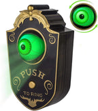 Halloween Haunted Doorbell with Animated Eyeball & Spooky Sounds - Creepy Halloween Prop Decoration | 40% OFF, FREE SHIPPING