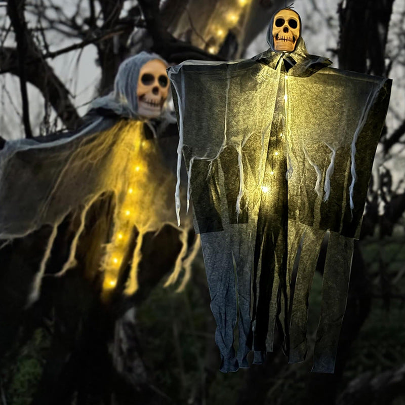 زينة شبح جمجمة معلقة مضيئة 💀 | خصم ٦١٪، شحن مجاني