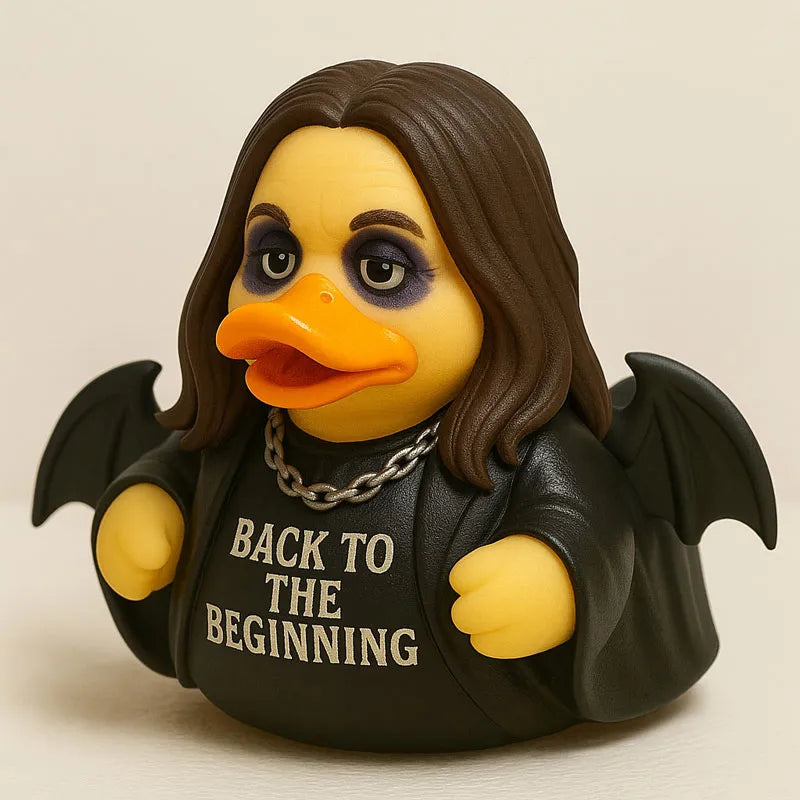 🖤Quack Sabbath Lives On – Ozzy Osbourne Tribute Rubber Duck | Free Shipping
