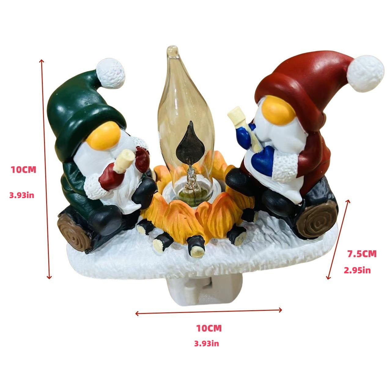 👻 Ghost Campfire Nightlight – Flickering Halloween Flame Glow | 50% OFF, FREE SHIPPING