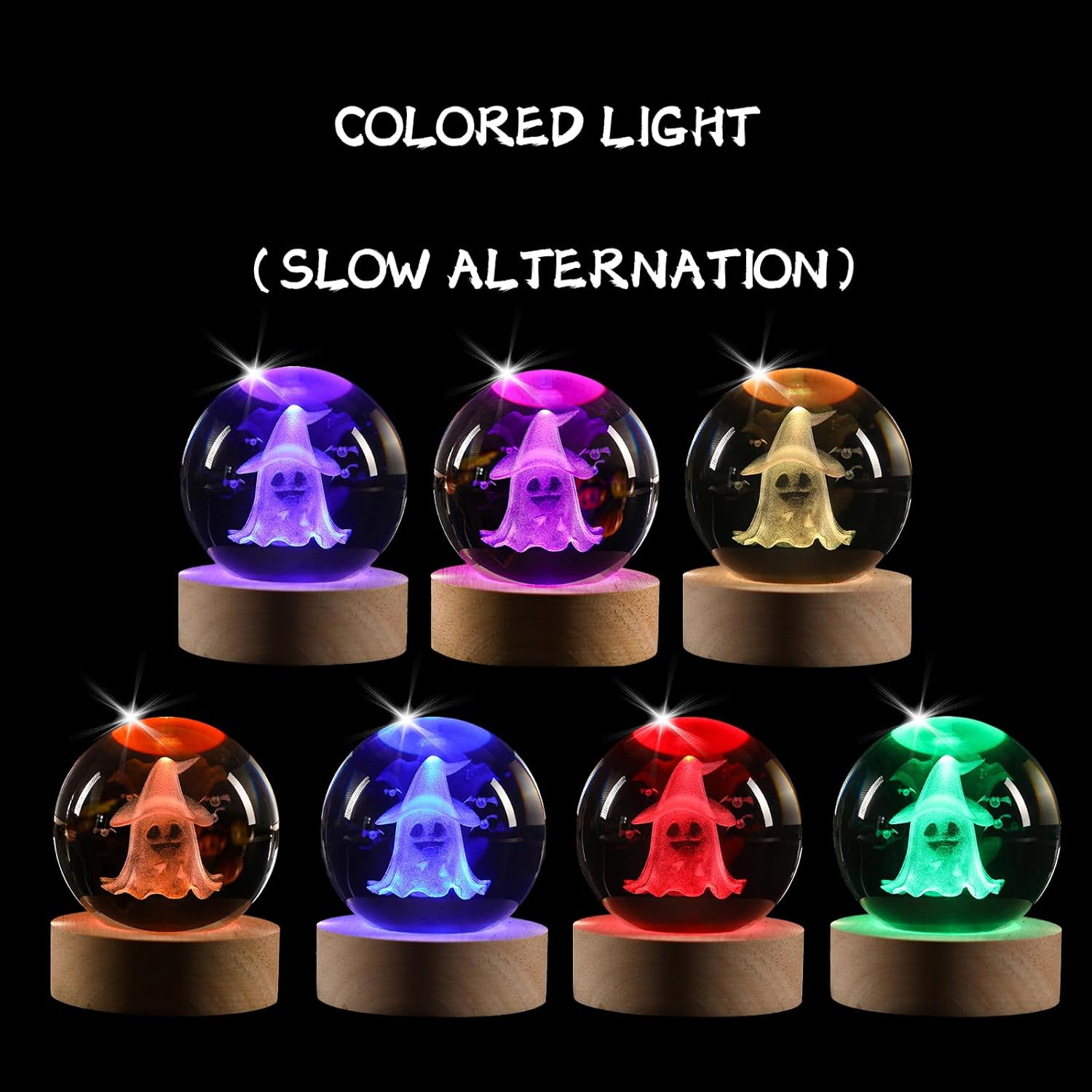👻 Halloween Ghost Crystal Night Light – Spooky & Cute Decor | 50% OFF, FREE SHIPPING, BUY MORE SAVE MORE