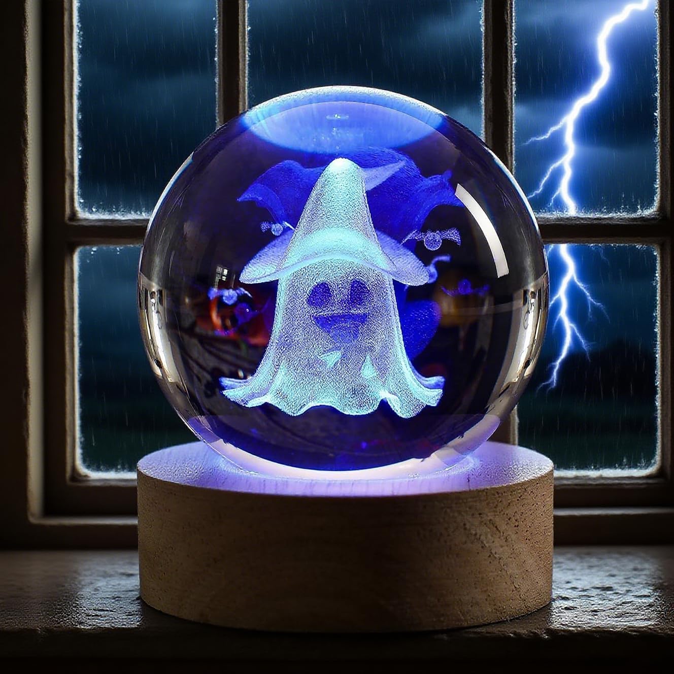 👻 Halloween Ghost Crystal Night Light – Spooky & Cute Decor | 50% OFF, FREE SHIPPING, BUY MORE SAVE MORE