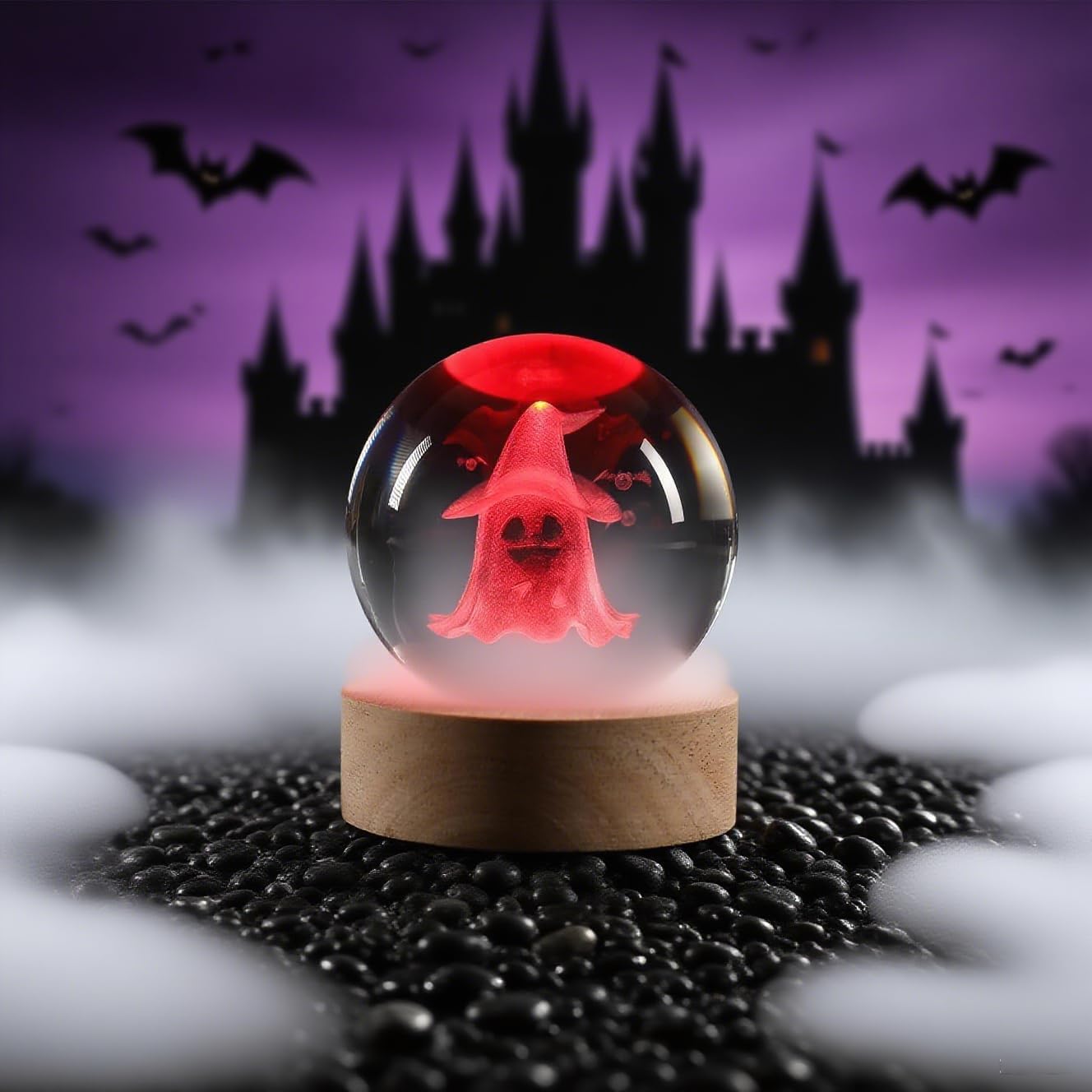 👻 Halloween Ghost Crystal Night Light – Spooky & Cute Decor | 50% OFF, FREE SHIPPING, BUY MORE SAVE MORE