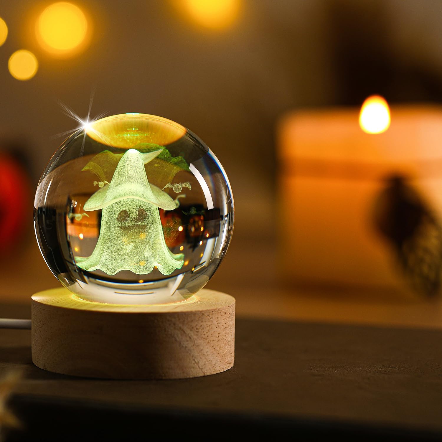 👻 Halloween Ghost Crystal Night Light – Spooky & Cute Decor | 50% OFF, FREE SHIPPING, BUY MORE SAVE MORE