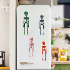 🎃 Skeleton Fridge Magnets – Poseable Halloween Decoration | 50% OFF, FREE SHIPPING
