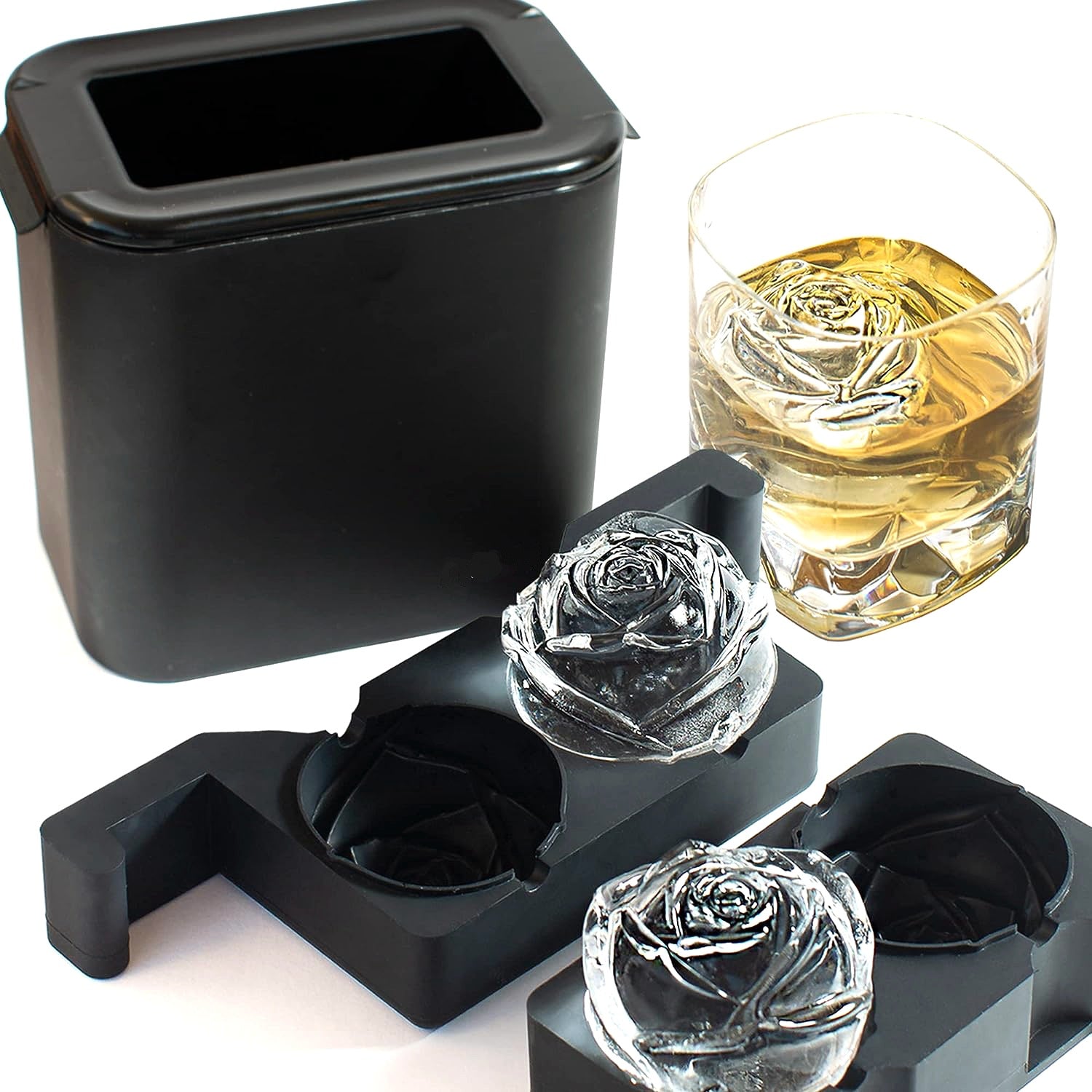 🥃 Premium Silicone 2-Ball Ice Mold – Crystal Clear, No Bubbles | 20%OFF, FREE SHIPPING