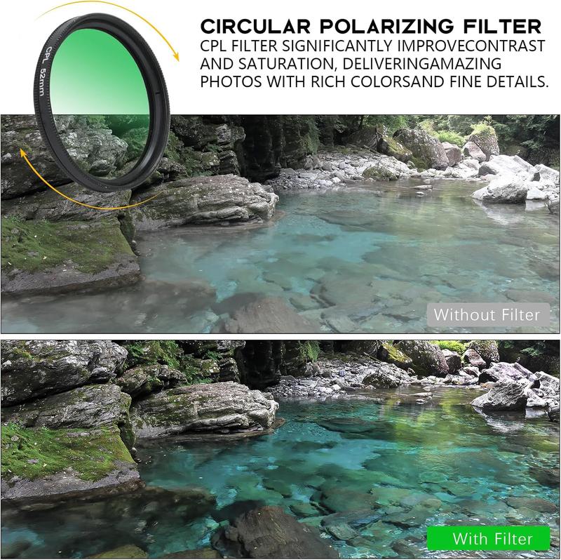 Universal CPL Filter Clip Kit For Cell Phones